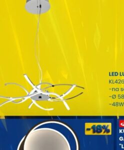 LED LUSTER 20023PD-CH Ø 580X1200 mm, FIS