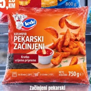 Ledo Krumpir pekarski začinjeni 750 g, Fortuna