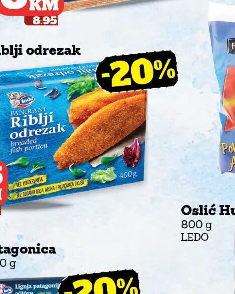 Ledo Panirani riblji odredzak 400 g