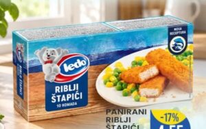 Ledo panirani riblji štapići 300 g
