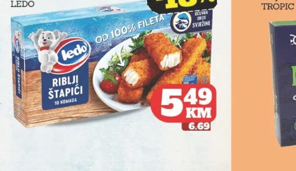 Ledo riblji štapići 300 g