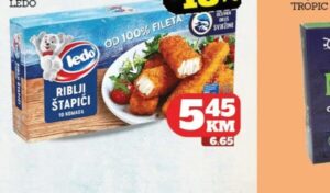 Ledo riblji štapići 300 g