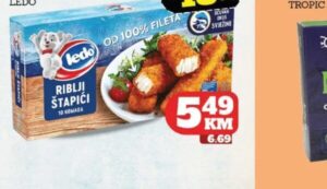 Ledo riblji štapići 300 g