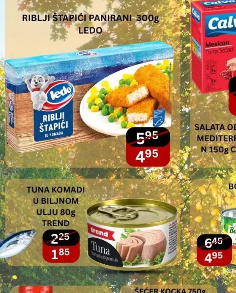 Ledo Riblji štapići panirani 300 g