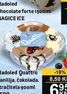 Ledo Sladoled Quattro 900 ml