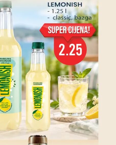 Lemonish Sparkling Lemonade 1.25 l