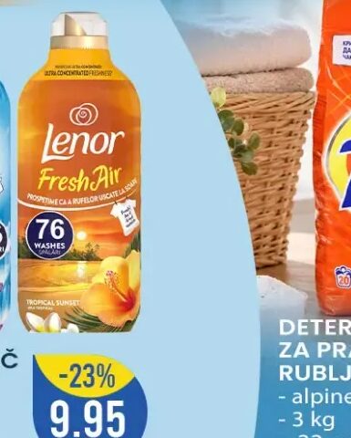Lenor omekšivač fresh wind 1064 ml