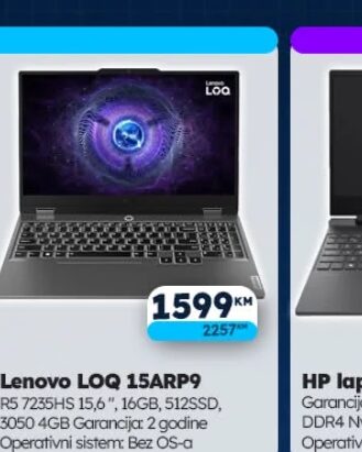 Lenovo LOQ 15ARP9 1 kom