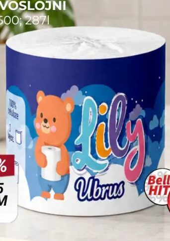Lily ubrus dvoslojni 287 l