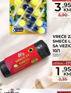 Lily vreće za smeće sa vezicom 10/1 120 l, Belamionix