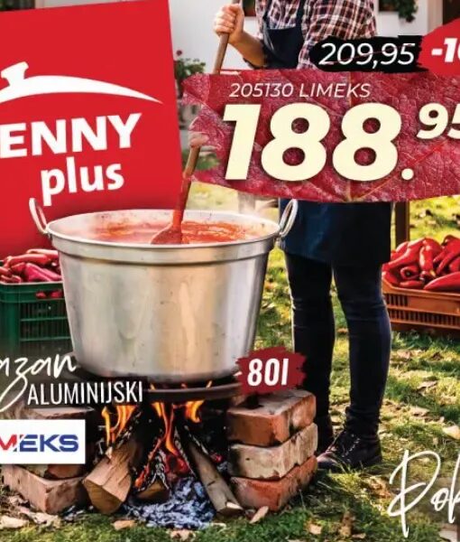 Limeks Kazan aluminijski 80 l