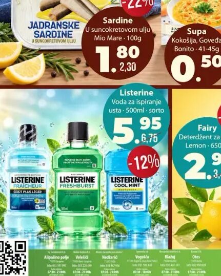Listerine Voda za ispiranje usta 500 ml