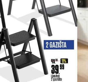 Ljestve 2 gazišta 2 gazišta