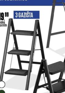 Ljestve 3 gazišta 1 kom, Robot