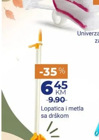 Lopatica i metla sa drškom