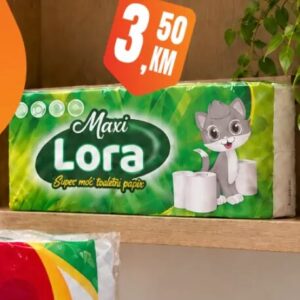 Lora toalet papir Maxi troslojni 10/1 10/1, Fortuna