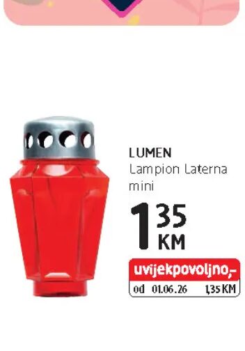 Lumen Lampion Laterna mini 1 kom.