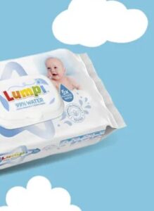 Lumpi vlažne maramice Baby Aqua 72/1, Konzum i Mercator