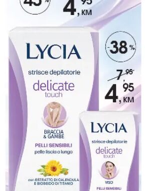 LYCIA trake za depilaciju ruku i nogu s ekstraktom nevena 20 kom