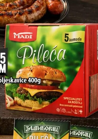 Madi Pileće pljeskavice 400 g