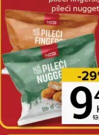 Madi pileći fingersi, pileći nuggetsi 700 g, Konzum i Mercator