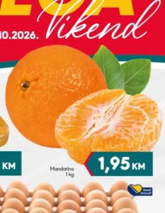 Mandarine 1 kg, Mega diskont