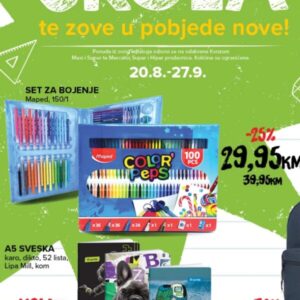 Maped Set za bojenje 150/1, Konzum i Mercator