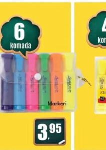 Marker set 6 komada, Robot