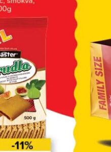 Master štrudla 500 g, Konzum i Mercator
