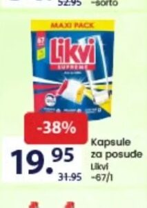 Max Clean deterdžent za posuđe 100 pranja, FIS