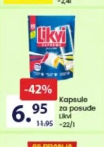 Max Clean deterdžent za posuđe 65 pranja, FIS