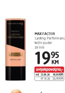 MAX FACTOR Lasting Performance tečni puder za lice, dm