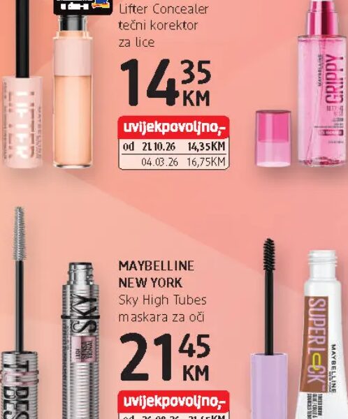 MAYBELLINE NEW YORK Sky High Tubes maskara za oči