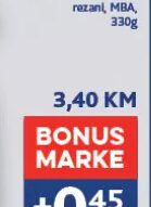 MBA Švedski hljeb 330 g, Konzum i Mercator