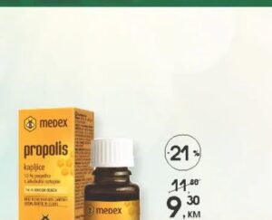 MEDEX propolis kapi 10% u alkoholnoj otopini 15 ml, CM