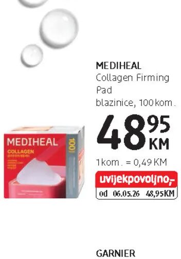 Mediheal Collagen Firming Pad blazinice 100 kom