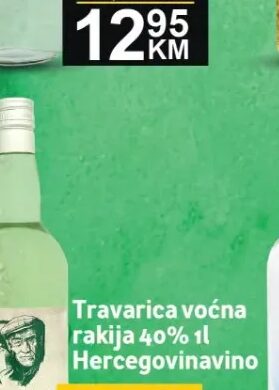 Mediterano Travarica voćna rakija 1 l