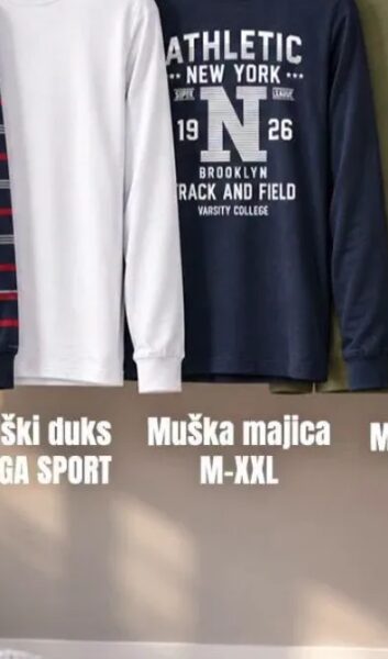 MEGA SPORT Muški duks