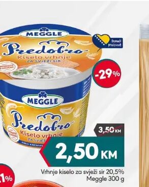 Meggle kiselo vrhnje 300 g