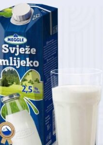 Meggle svježe mlijeko 2,5% m.m. 1 l, Bingo