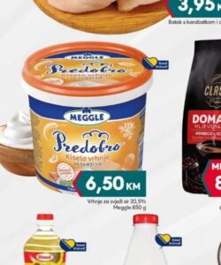 Meggle Vrhnje za svježi sir 20,5% 850 g, Mega diskont