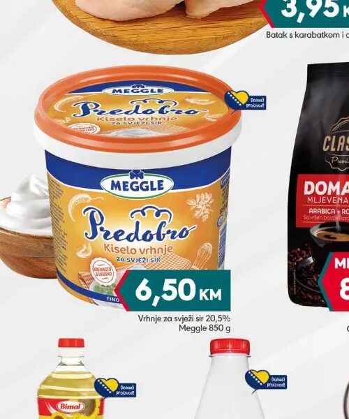Meggle Vrhnje za svježi sir 20,5% 850 g