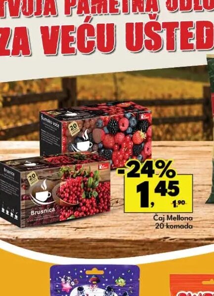 Mellona čaj 20 komada