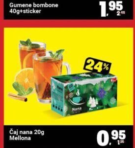 Mellona Čaj nana 20g 20g, Robot