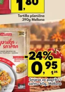 Mellona Smjesa za papriku i sarmu 60g, Robot