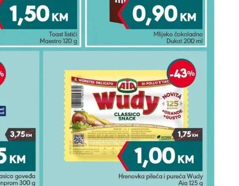 Mempron Kobasica goveda Tuzlanska 300 g