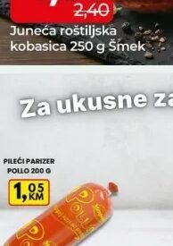 Menprom Pileći parizer 200 g, Bingo