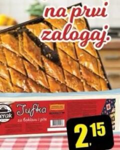 Merak jufka pečena 400 g, Robot