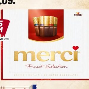 Merci Bombonjera 250 g, Kort