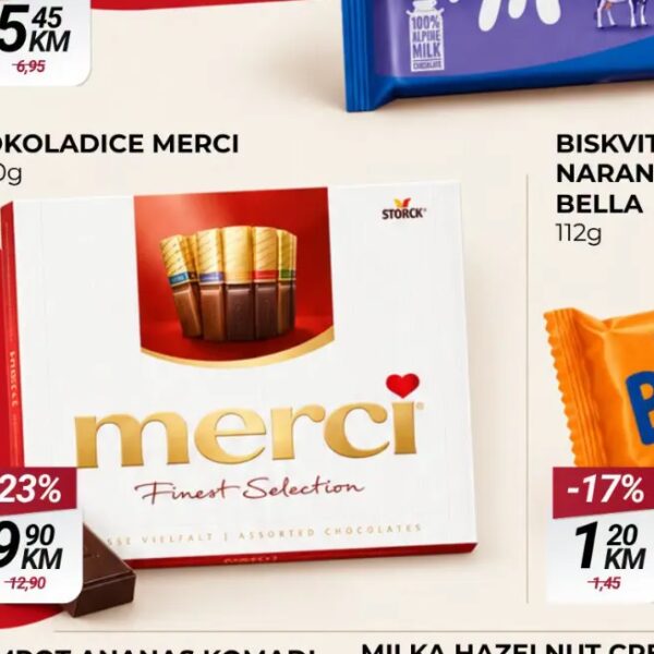 Merci čokoladice 250g